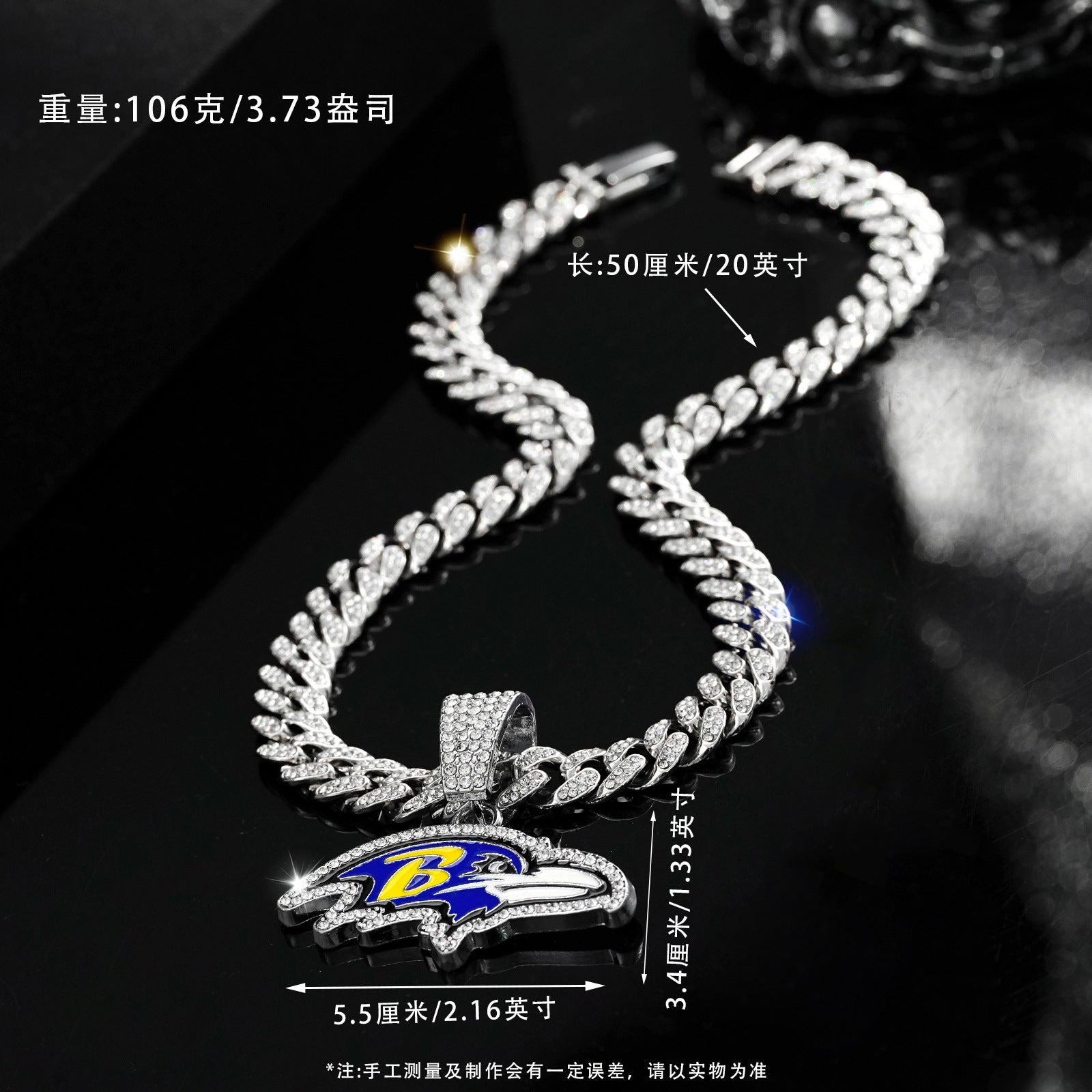 Wholesale New Sporting Oil-Dropping Hip-Hop Cuban Chain